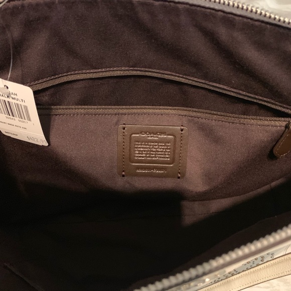 Beautiful & chic Coach tote and wallet with rivets - Picture 6 of 7